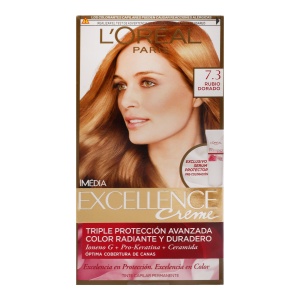 TINTA EXCELLENCE PRO KERATINA RUBIO DORADO T. 7.3